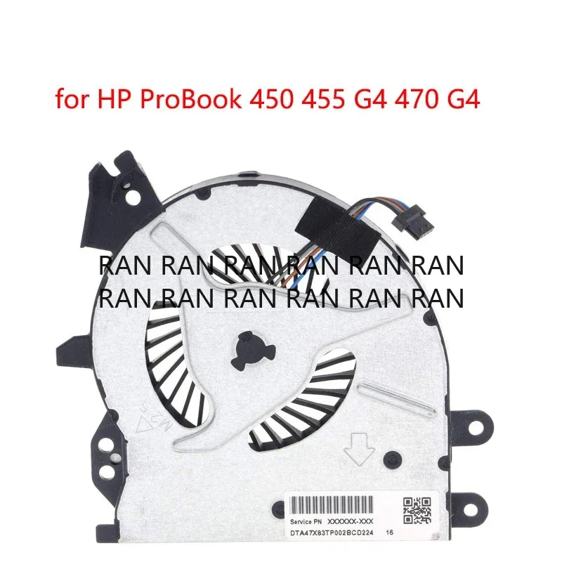 

Replacement Laptop New CPU Cooling Cooler Fan for HP ProBook 450 455 G4 470 G4 905774-001 NS65B00-15M23