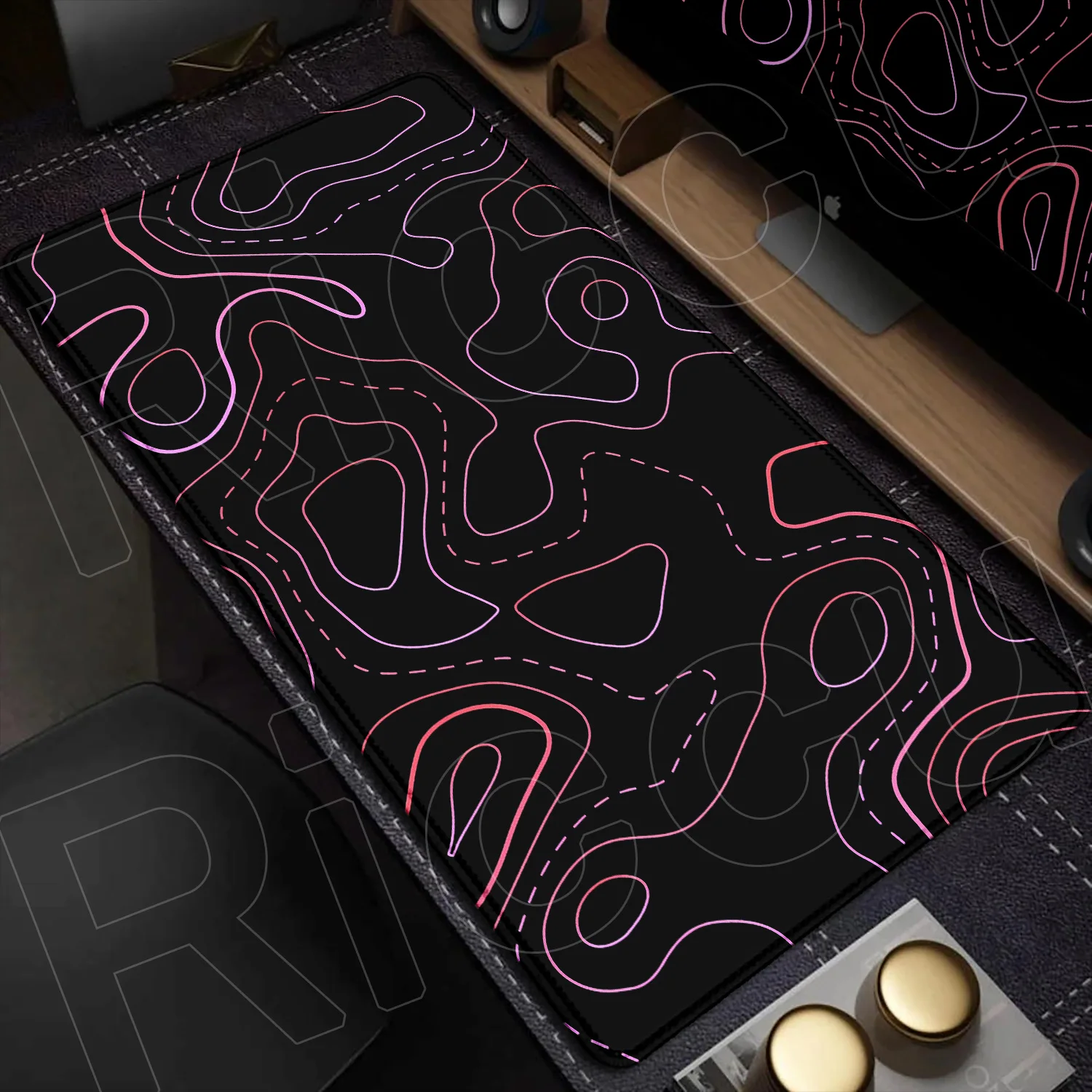 

Mountain structure diagram topographic map line Mouse Pad XXL Keyboard Table Pad Game Anti-slip Desk Mat Computer PC Accessories