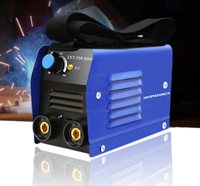 ZX7-250 Inverter ARC Welding Machine, 220V Mini Portable MMA Welder with Digital Display and Electrode Holder for Home Repair