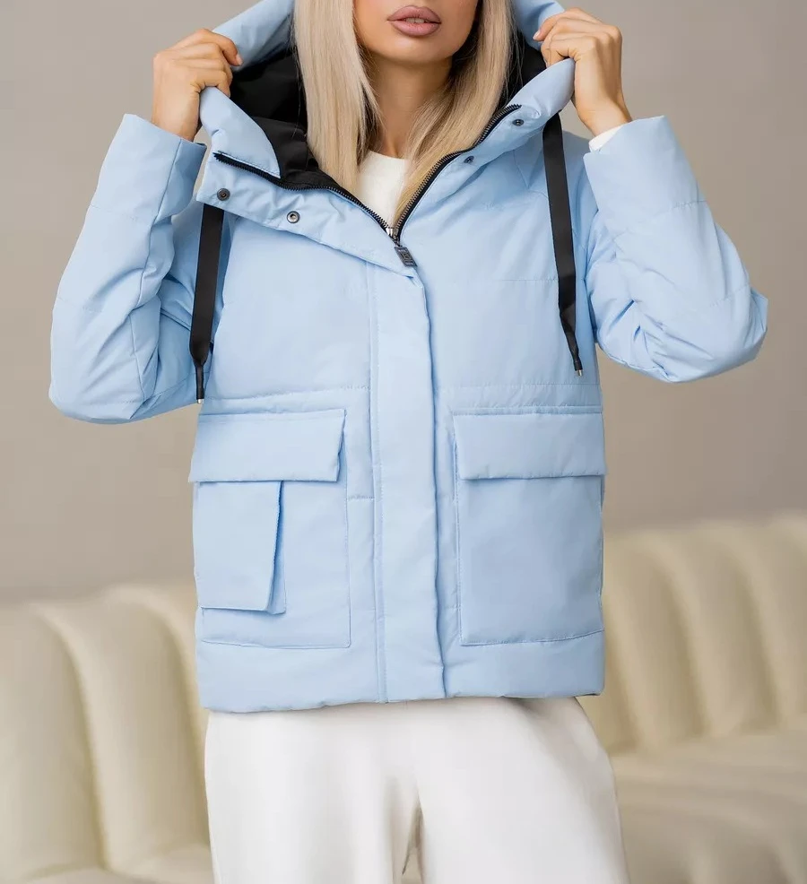 2025 New Short Bread Jacket High-end Outerwear Women's Winter Clothing Trend Simple