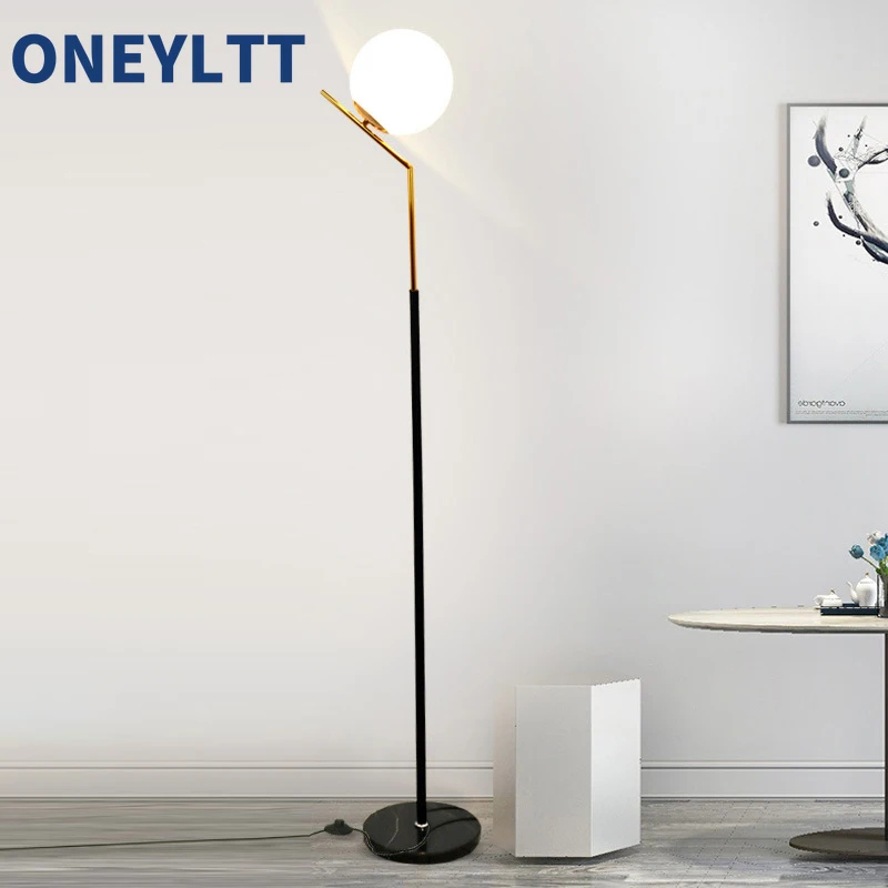 Nordic living room Floor lamp bedroom study hotel simple modern Standing lamp Creative LED decorative lighting fixtures