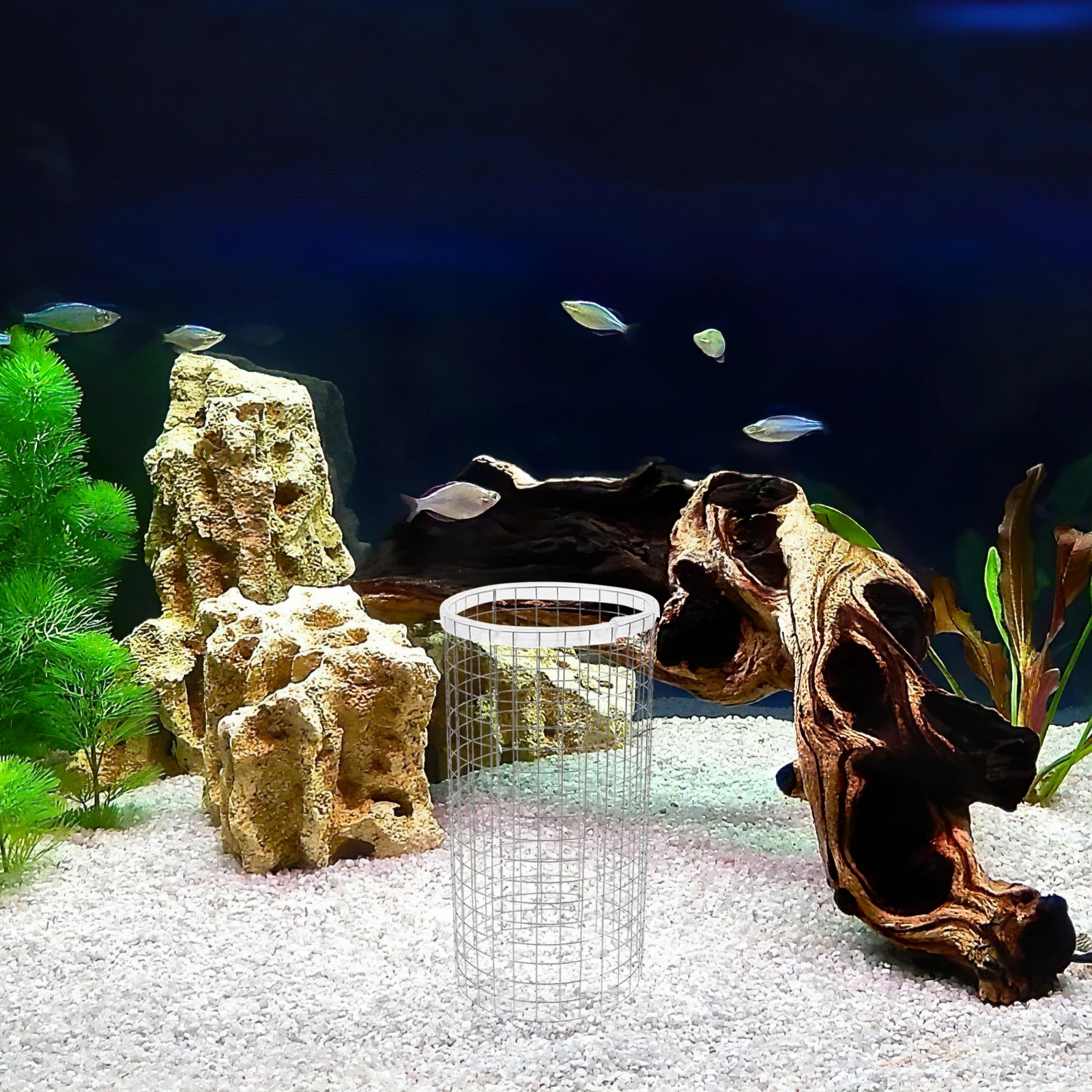 

Angelfish Cone Net Spawning Barrel Grids Aquarium Tank Decoration Spawning Cave Fish Breeding Container Fish Tank Ornament