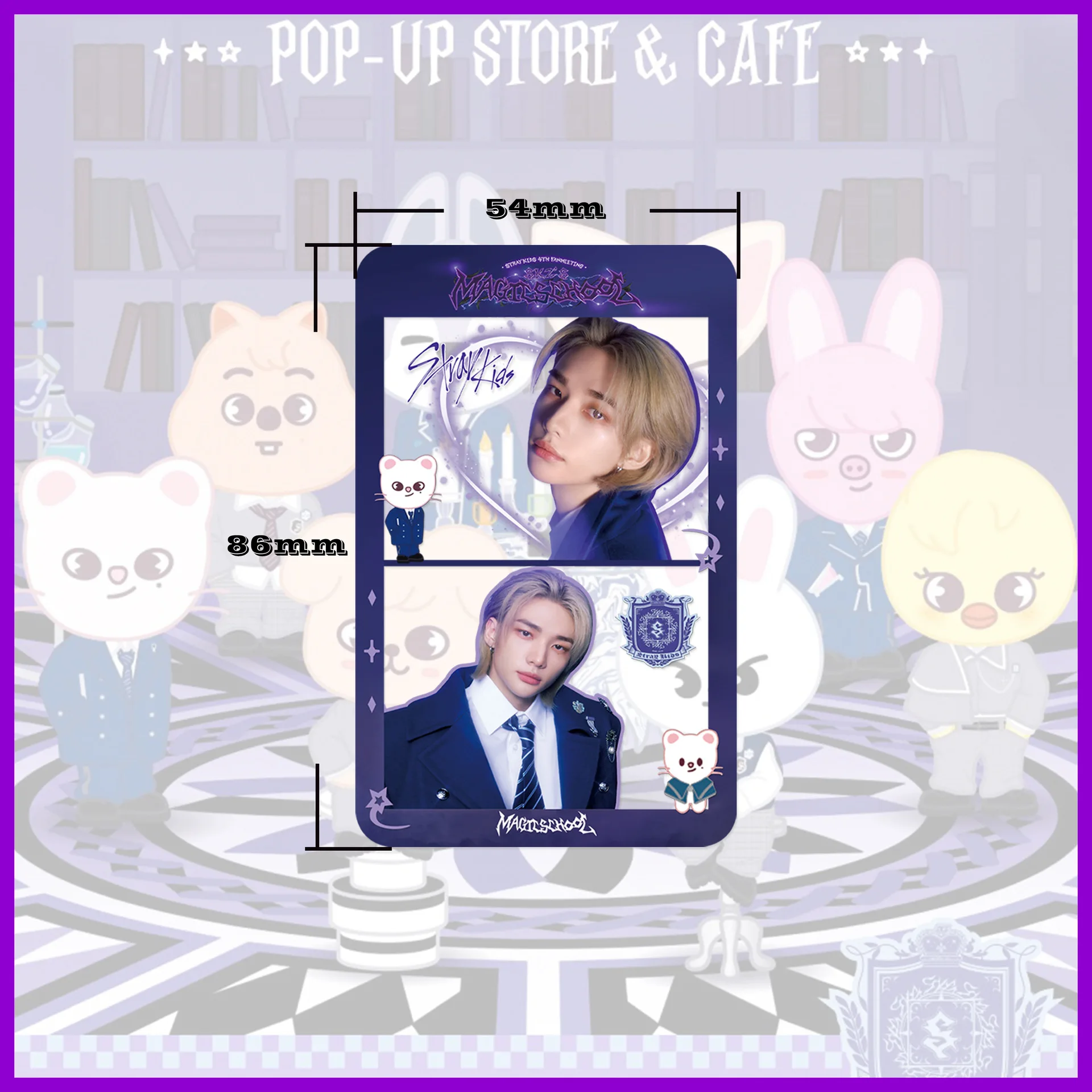 8 шт. периферийные прозрачные карты StrayKids skzoo Perfect Day Li Longfu Jin Shengwen, милые коллекционные карты из ПВХ