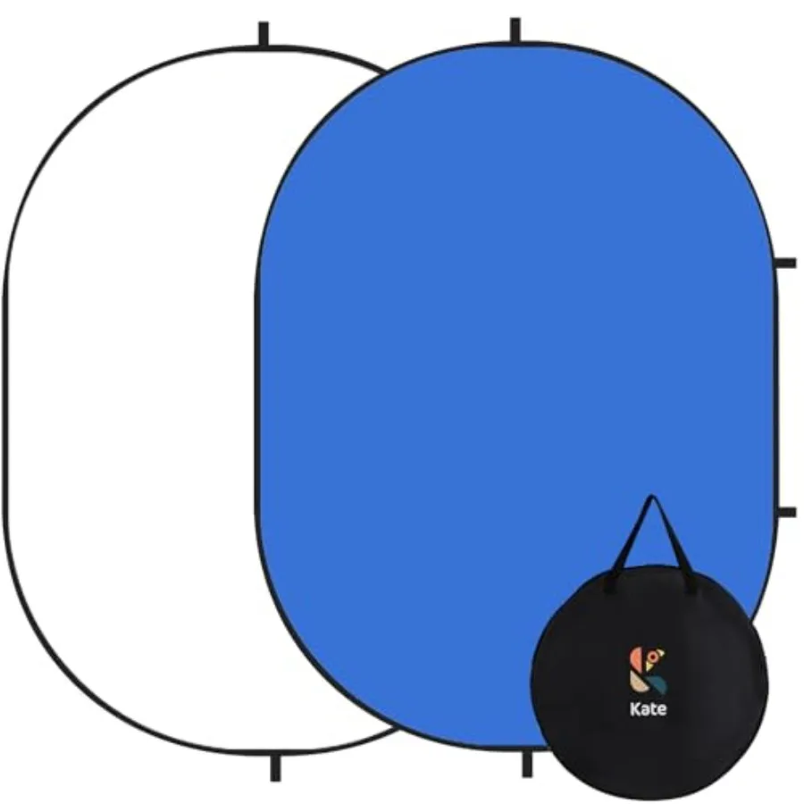 

Складной фон-стенд для видеозаписей, профессиональных портретных съемок, видеоконференций и прямых трансляций - портативный
