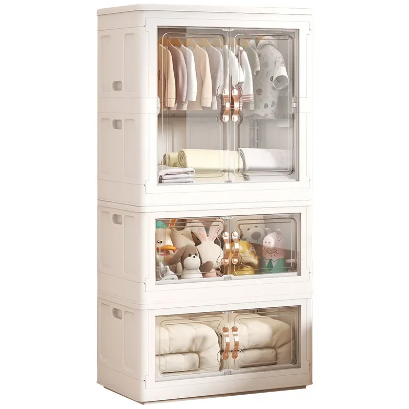 Wardrobes kids furniture PP kids closet kids wardrobe storage cabinet foldable storage box clothes organizer multi size sale new