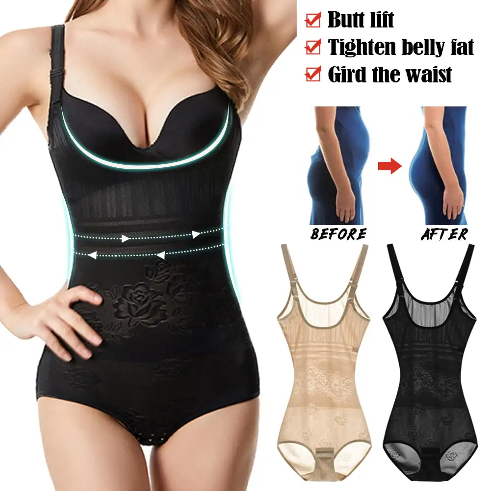 Women Bodysuit Slimming Corset Postpartum Shapewear Tummy Control Hip Butt Lifter Waist Corset Body Shaper Thin Shapers Jumpsuit