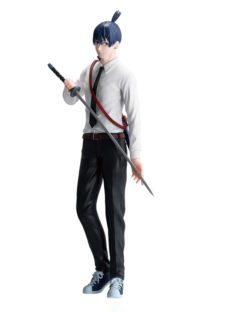 オリジナルバンダイナムコバンプレストチェーンソーマン振動星早川アキ Pvc デスクトップ装飾フィギュアモデルコレクターおもちゃギフト