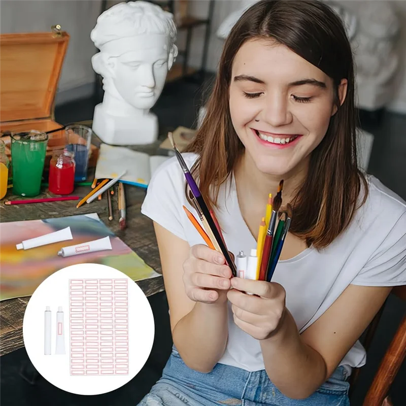 

ABJI-алюминиевый пустой тюбик 20 мл 36 шт. пустые алюминиевые тюбики для краски пустые тюбики для зубной пасты для масляной краски