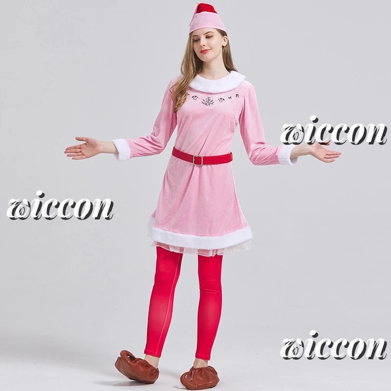 Buddy Elf Costume Christmas Costume Set With Pant Jacket Shoes Hat Belt Easy Cleaning Breathable Christmas Cosplay Party Outfits