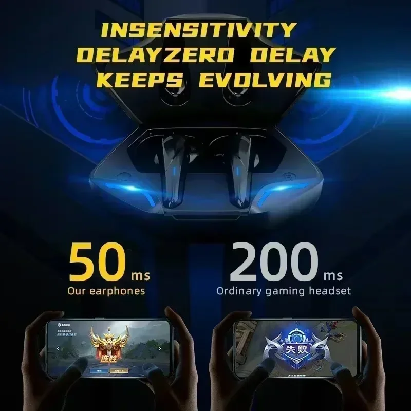 X15Pro écouteurs de jeu sans fil Bluetooth écouteurs avec micro basse Audio son positionnement 9D stéréo musique HiFi casque pour Gamer