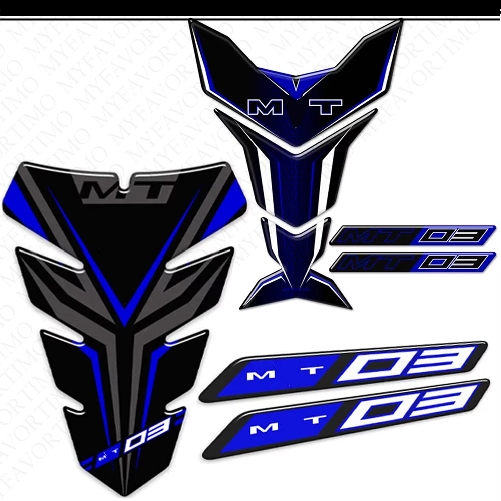 

Fairing Accessories Decals Stickers Tank Pad Protector For MT03 MT-03 MT 03 Fender Windshield Handguard Motorcycle