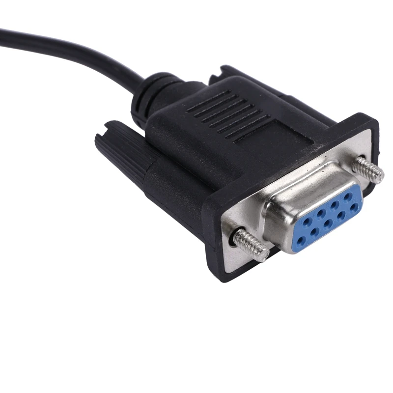 DB9 9 9 دبوس VGA أنثى كابل ، DB 9 أنثى إلى TRS 3.5 مللي متر ، 1 في ، 8in ، TRS ستيريو ذكر المسلسل كابل البيانات ، 6 أقدام