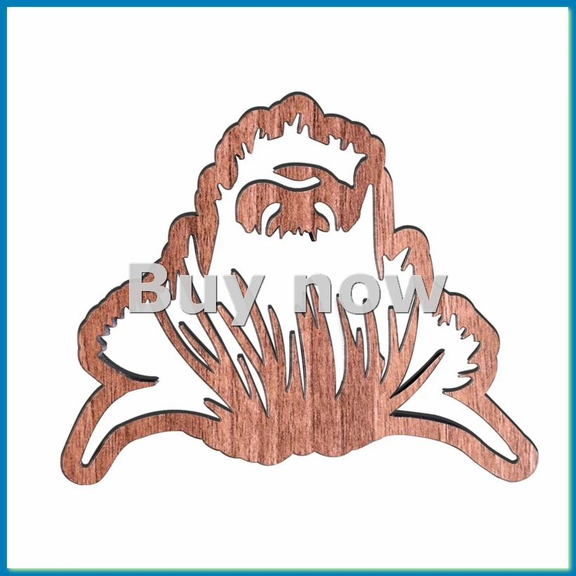 Wooden Coasters,Wooden Cow Coasters,4 PCS Scottish Cow Coasters, Coasters with Base-A14I
