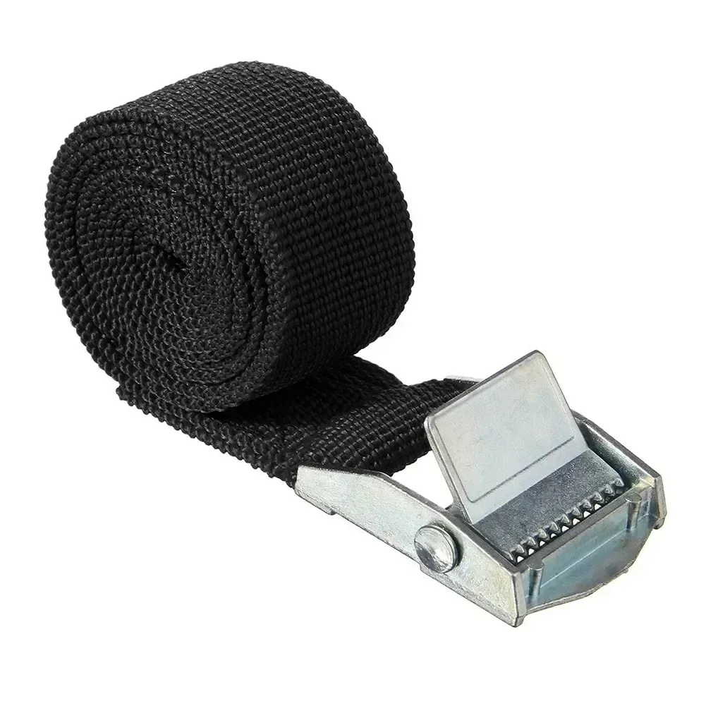 1 Meter Buckle Tie Down Strap Cargo Strap Heavy Duty Luggage Elastic Band Non-Slip Flat Elastic Cord For Motorcycles And Bicycle