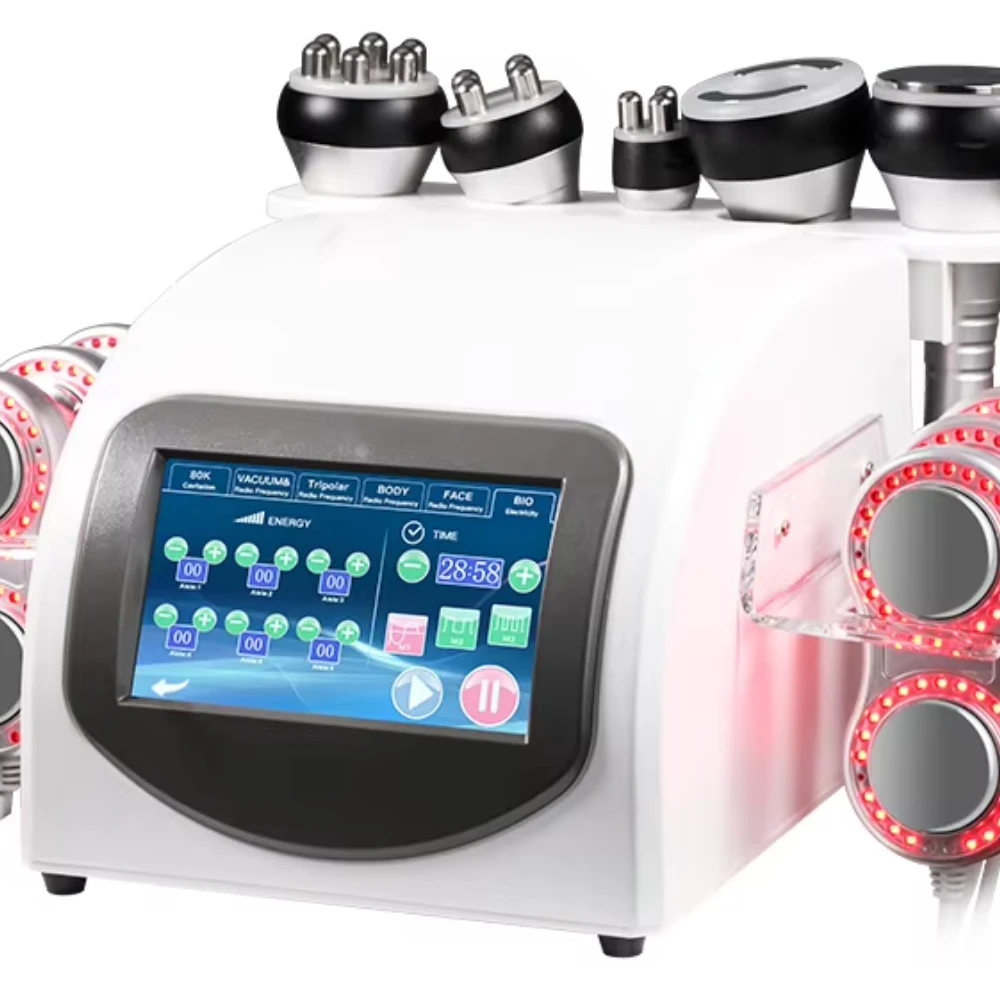 6 في 1 40K آلة التجويف الدهون الموقد فقدان الوزن آلة التجويف التخسيس الجسم