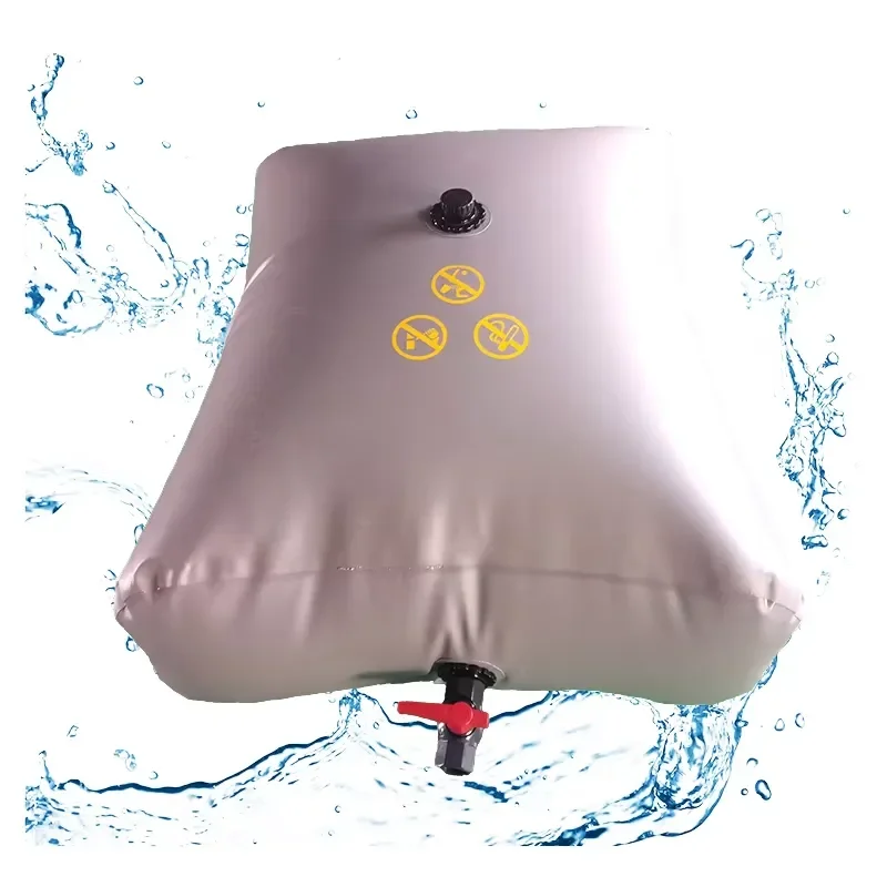 Flexible PVC Collapsible Water Tank Rectangular Shape Portable Folding Water Bladder for Agriculture