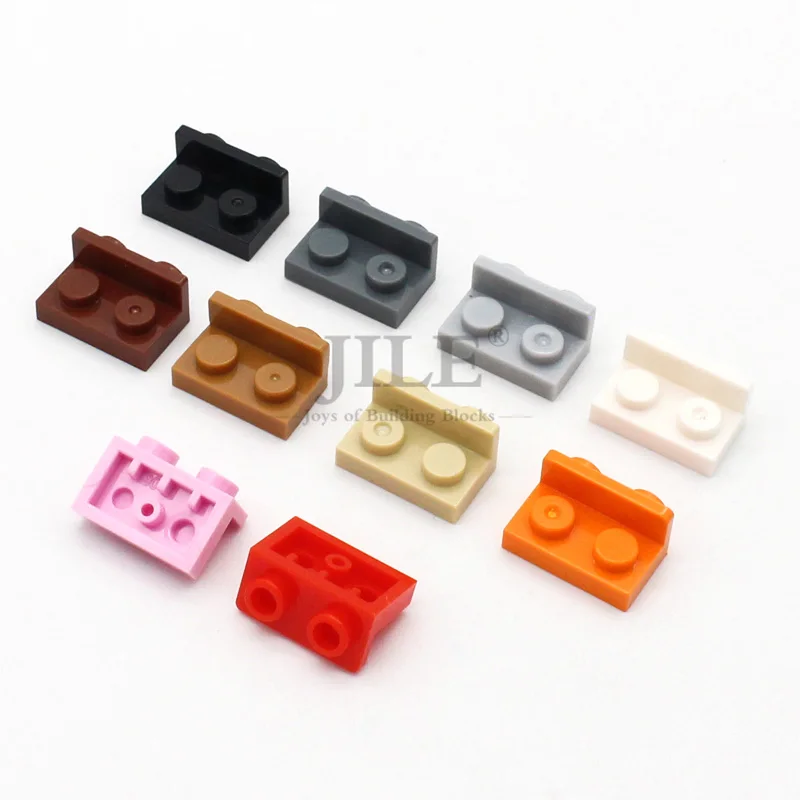 30pcs Moc Bracket 1x2-1x2 Inverted 99780 DIY Reverse Siding Building Blocks Compatible with Urban Street View Assembly Toys