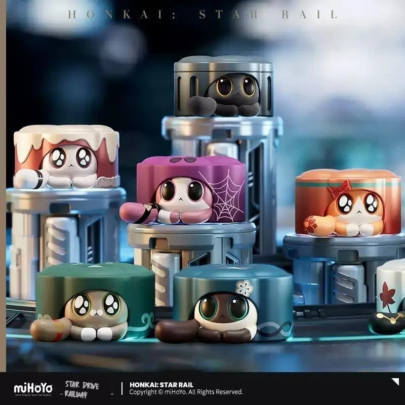 

Authentic Honkai Star Rail Pet Collection Ruan Mei Creation Mini Cute Grain Blind Bag Stacking Music Second Bullet Toy Collect