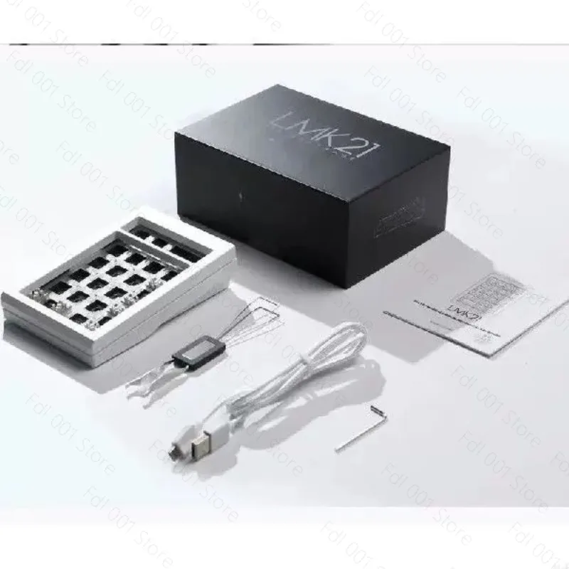 LMK21 Aluminum Mechanical Pad, 21-Key Wireless Kit with VIA Support & RGB