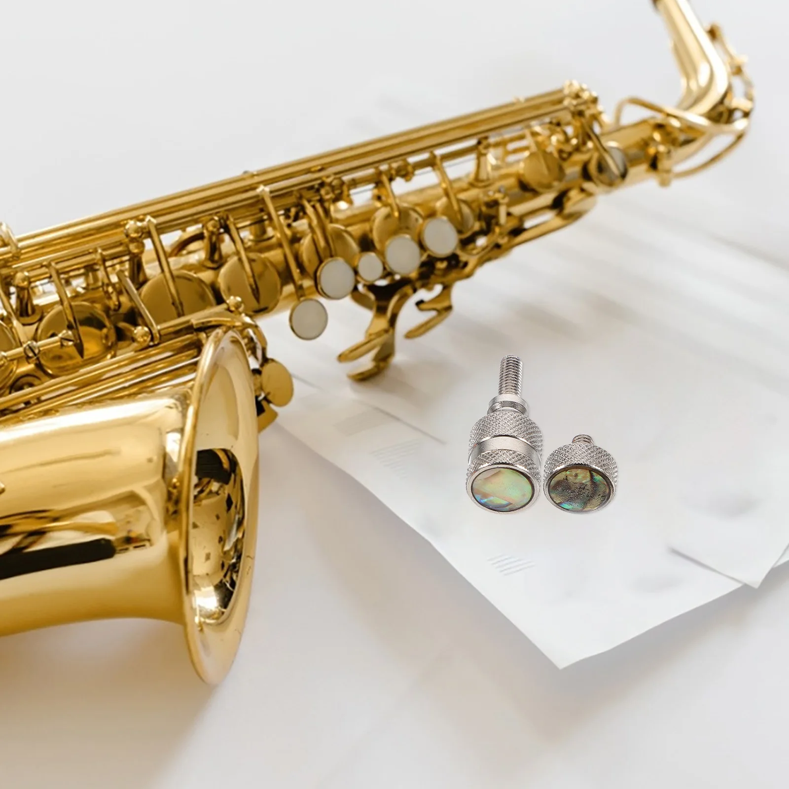 

1 set Saxophone Neck Screw Premium Metal Sax Neck Screw Replacement Enhanced Tonal Character Instrument Repair Tool Sax