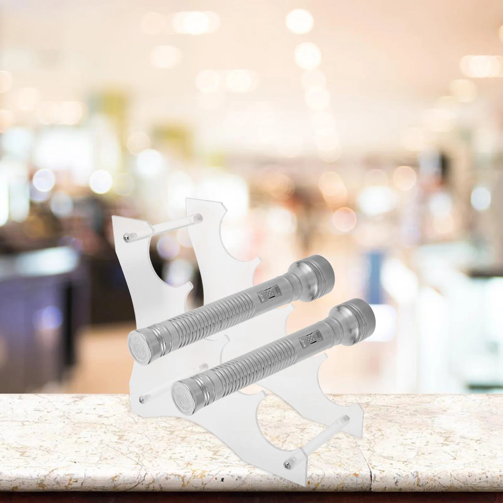 

Flash Display Stand Acrylic Lighting Bracket for Flashlight Stands Desktop Transparent Holder
