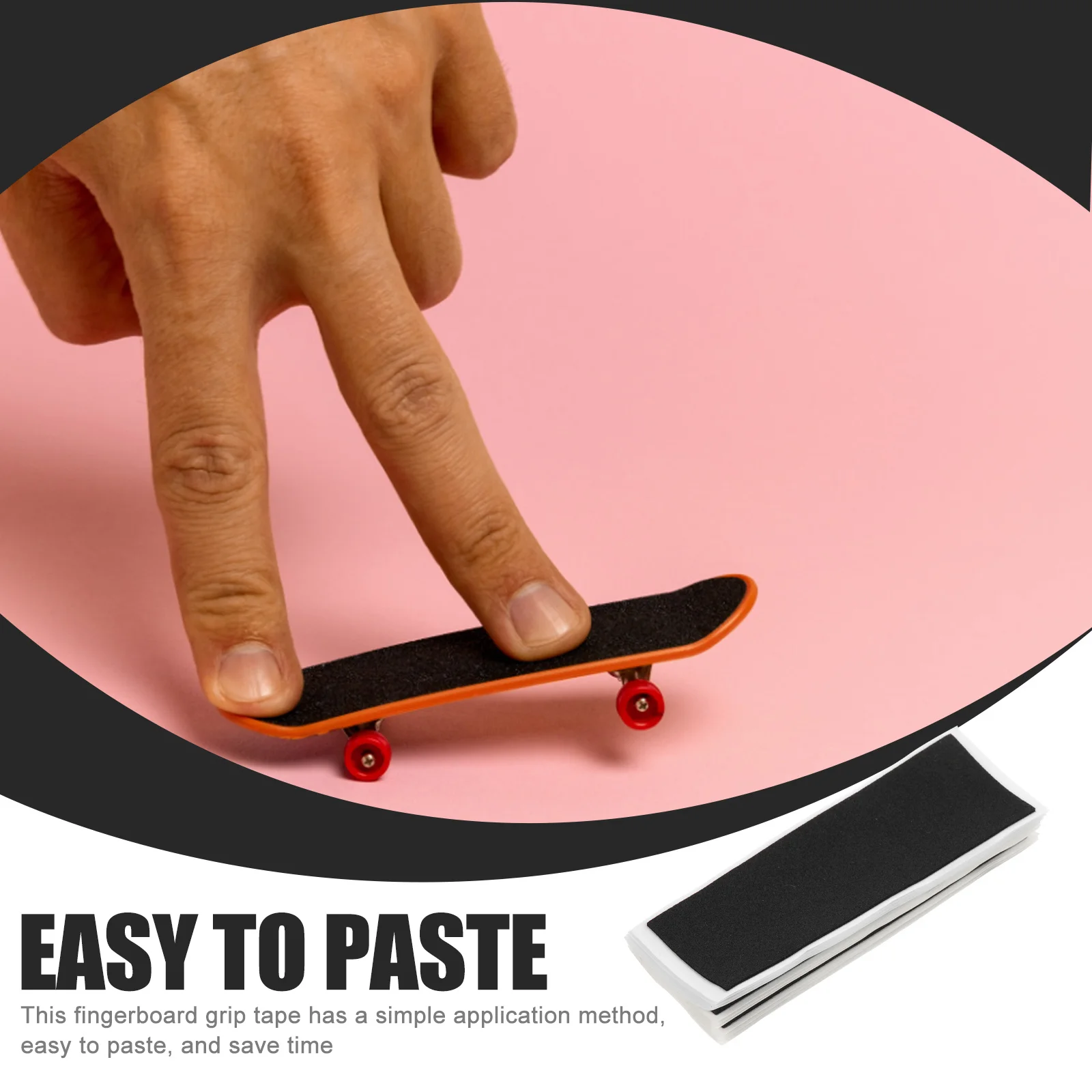 10Pcs Fingerboard Non-Skid Grip Tape Foams Sticker Durable Skateboard Finger Supplies Foams Grip Tape for Fingerboards