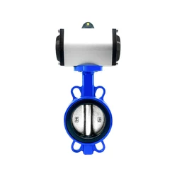 Pneumatic Butterfly Valve D671X-10/16 Wafer Type Spherical Lnk 304 Stainless Steel Quick Shut-Off Valve DN40/50/65/80/100-300
