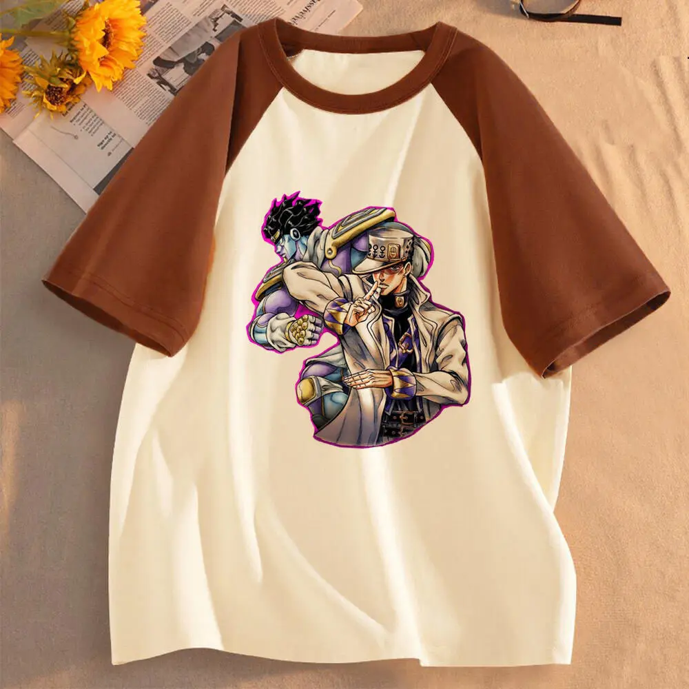 Jojo Bizarre Adventure Steel Ball Run girl anime aesthetic Classic Trendy t-shirt Retro graphic Digital Pop Culture Colorful