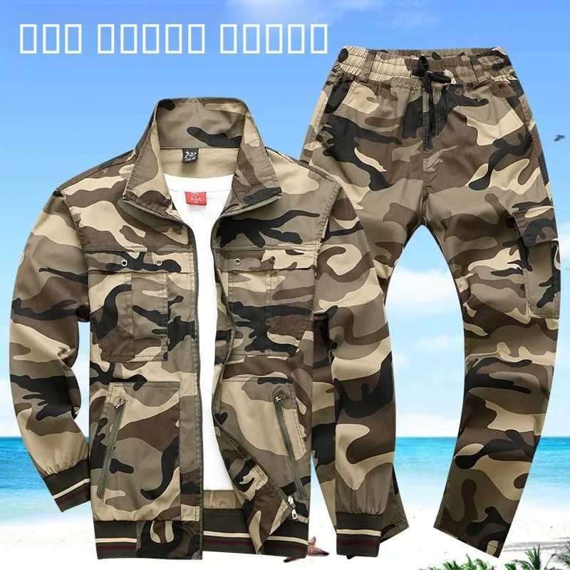 Men's Summer Work orm Pure Cotton Thin Breathable Sweat Absorbent Anti-Heat Dirt Resistant  Welding Construction ...