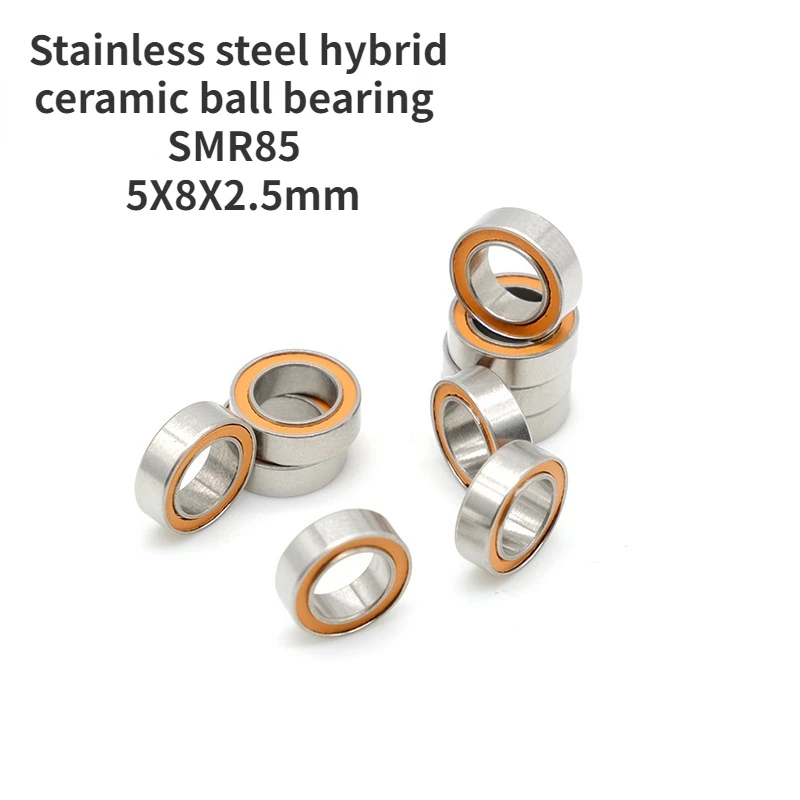 Stainless steel hybrid ceramic ball bearing SMR85 sub-wheel modified ceramic bearing 5X8X2.5mm