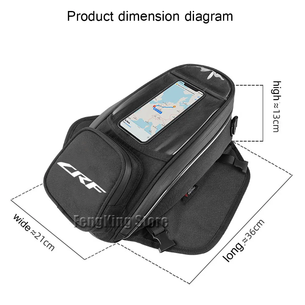 

Мотоциклетная навигационная сумка с топливным баком, водонепроницаемая сумка большой вместимости для HONDA CRF300L CRF250L CRF 230 450L