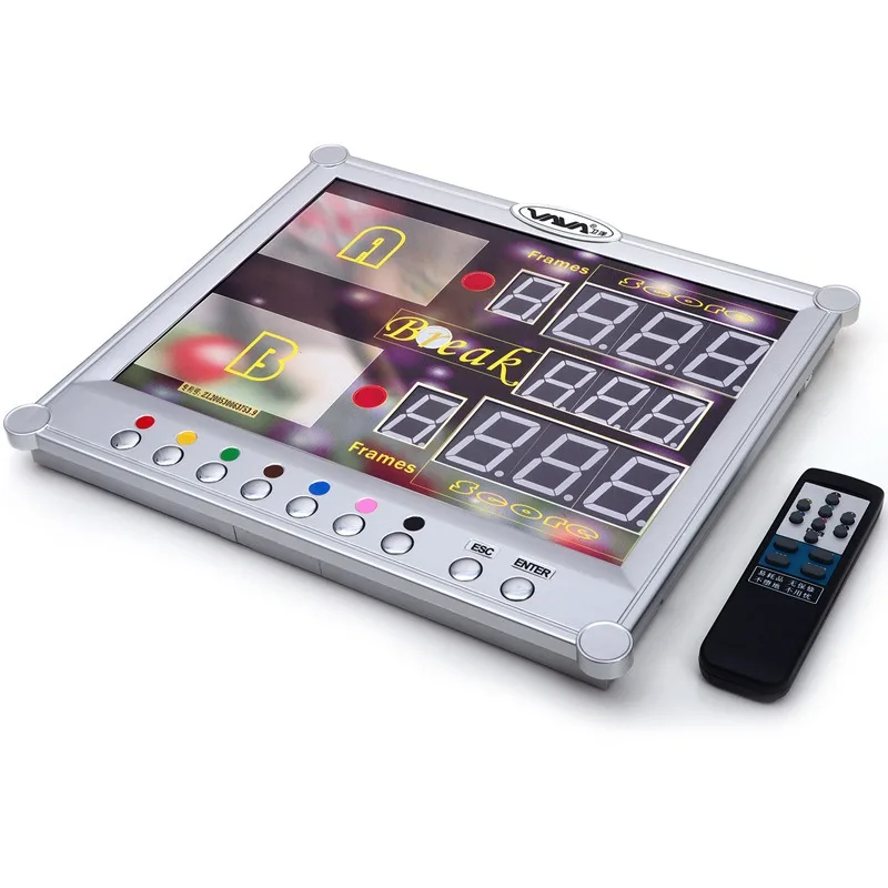Billiards Electronic Scoreboard Snooker Scoreboard Chinese Eight Ball Game Plastic