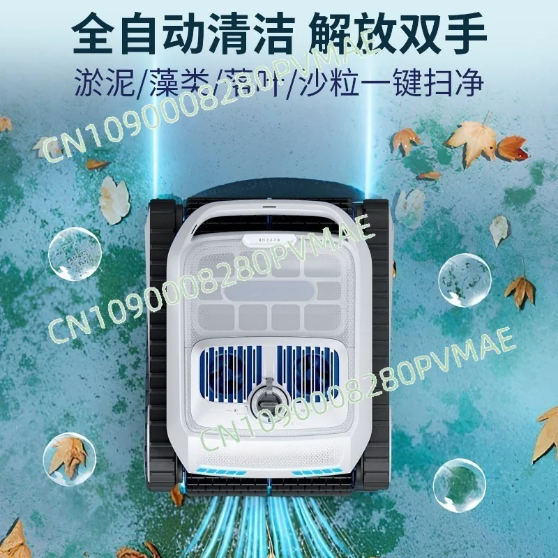 Pool Bottom Automatic Vacuum Cleaner - Swimming Pool Sewage Suction Robot Underwater Cleaning Artifact