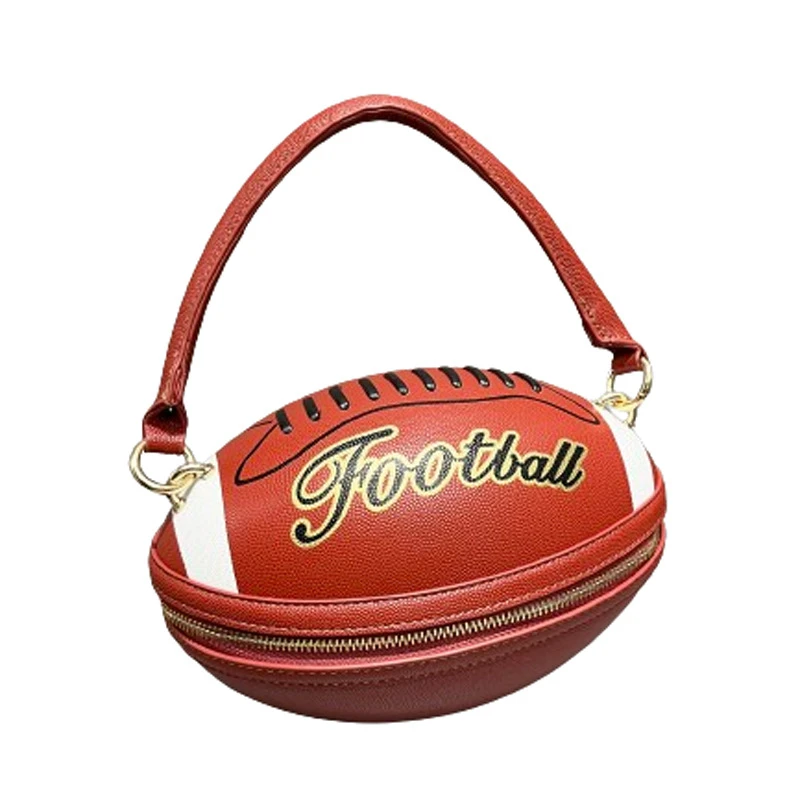 ヨーロッパとアメリカの女性用ハンドバッグ、フットボール型バッグ、楽しいイブニングバッグ、宴会パーティーバッグ、ショルダーバッグ