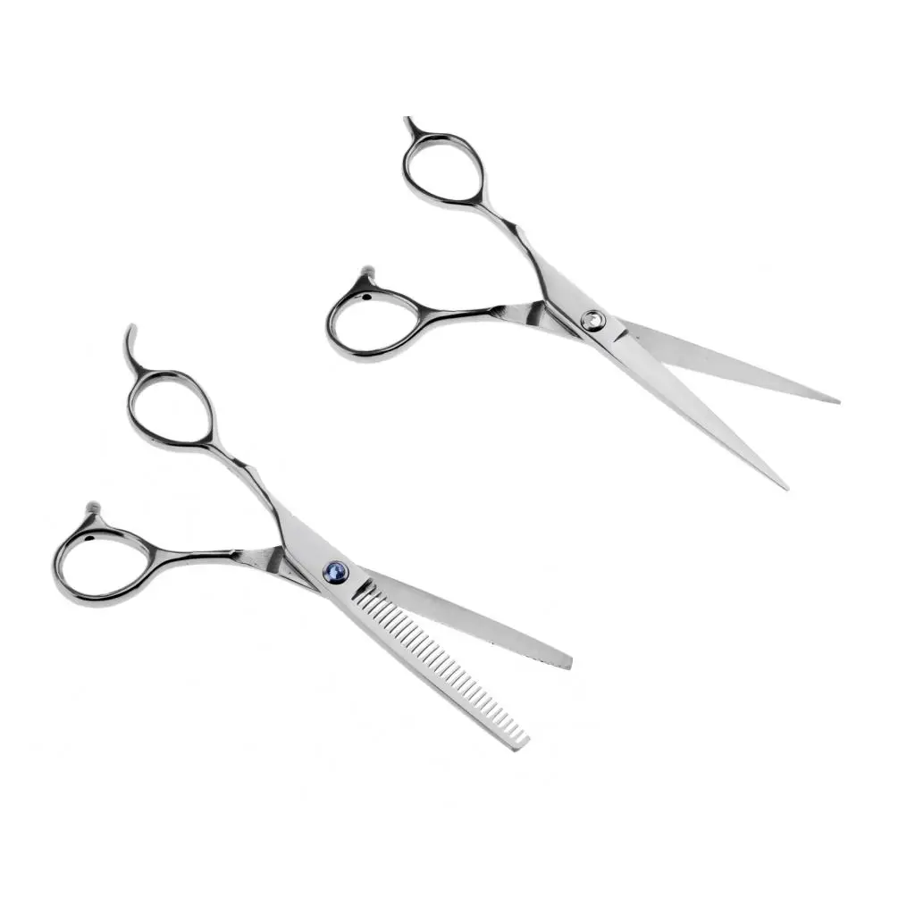 

Professional Hairdressing Scissors Hair Cutting Thinning Barber Shears 6" Stainless Steel