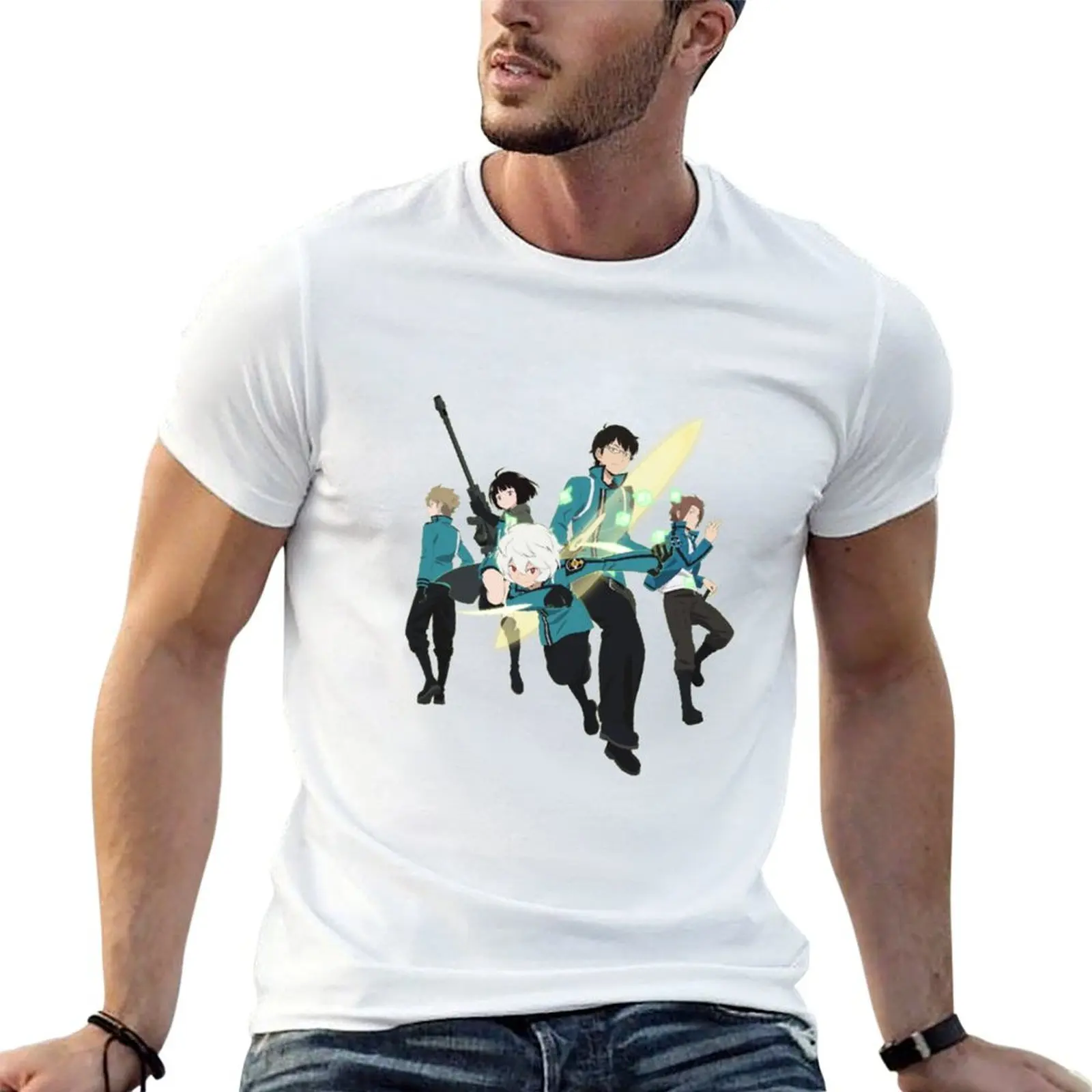 

world trigger T-Shirt t shirt man luxury man t shirts for men casual T-Shirt