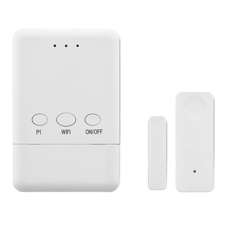 GROCE-Tuya WIFI Smart Universal Garage Door Opener Support Alexa Voice Assistant Door Sensor Wireless Garage Door Controller
