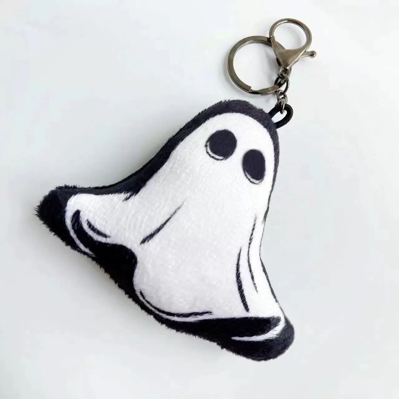 個性面白い小さなスケルトンピーチハートインターネット有名人キーホルダーコスプレかわいいパンクゴーストペンダント