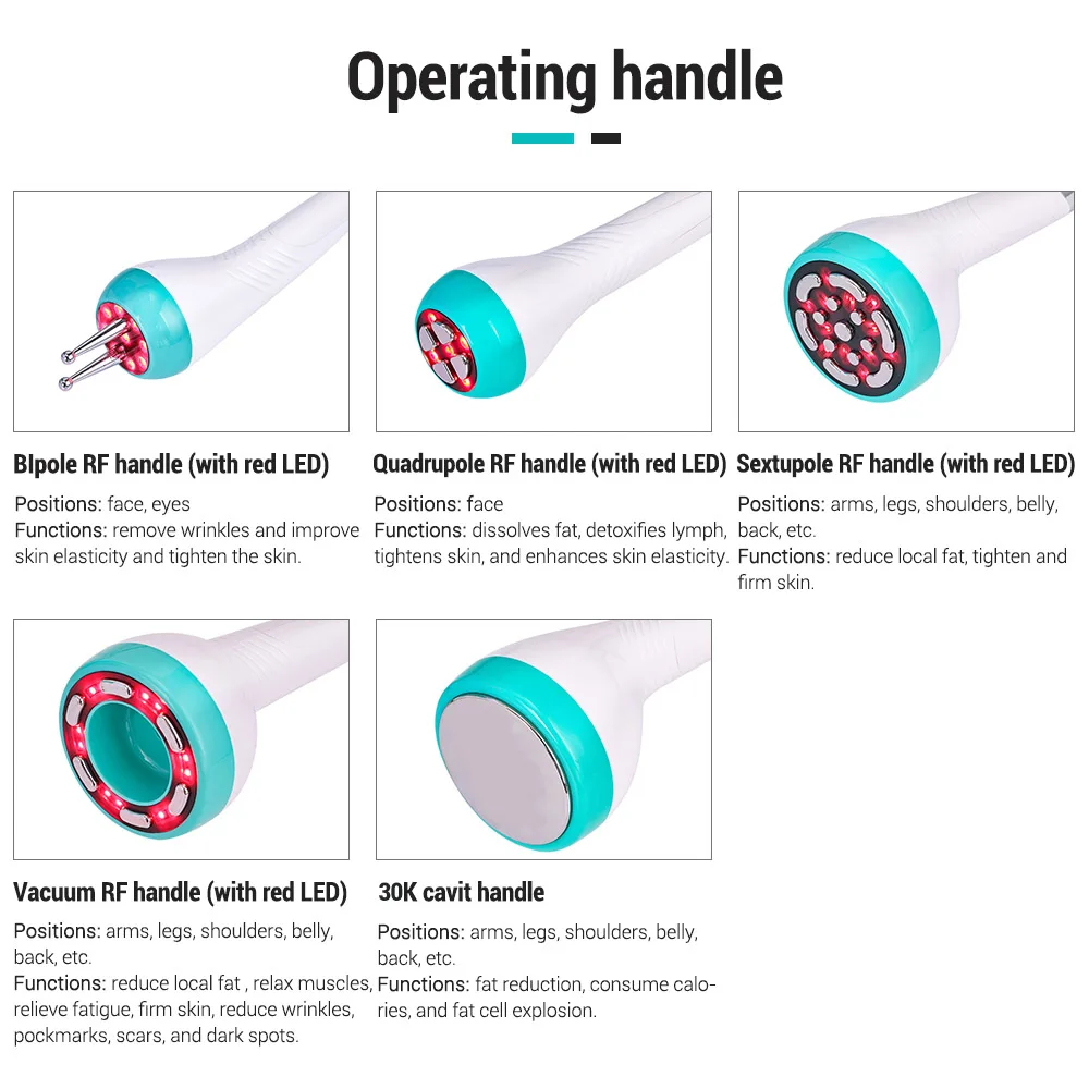 5-in-1 Ultrasonic Cavitation Beauty Machine - usage example