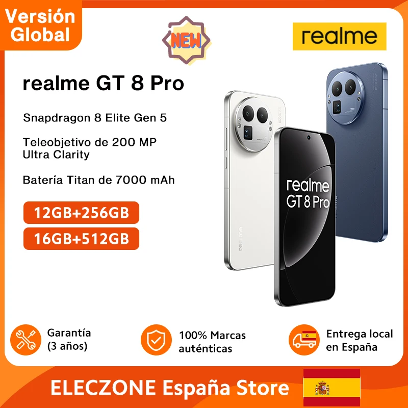 【新品未開封】Realme GT 8 Pro 12GB/512GB 中国版 realme GT 8 Pro (White, 512 GB 16 GB RAM) NFC Global Version - No