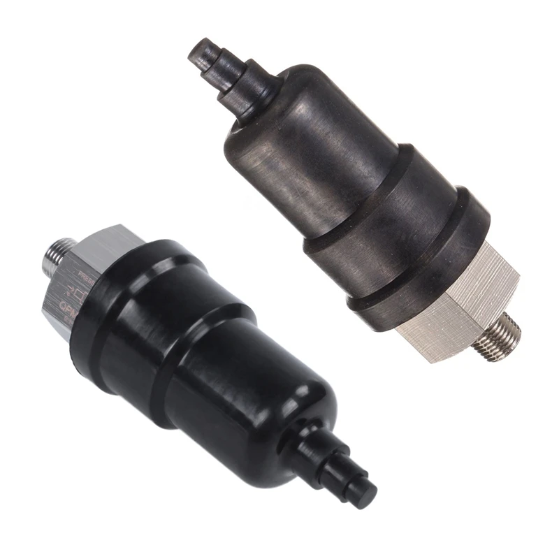 Flash Trend 2 Pcs 1/8 Inch Male QPM11-NO Adjustable Diaphragm Type Pressure Switch Normal, QPM11-NO & QPM11-NC