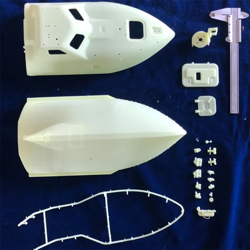 RC Ship 1/18 Lifeboat Model Kit Assembly Ship Model Entry-level Version DIY Resin Hull Simple Production Ship Model