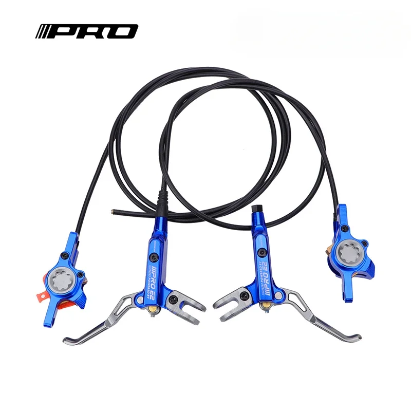 IIIPRO E2 Bicycle Hydraulic Disc Brake 2 Piston MTB Brakes Caliper Mountain Bike Oil Pressure Brake 800/1550mm Front Rear Brake