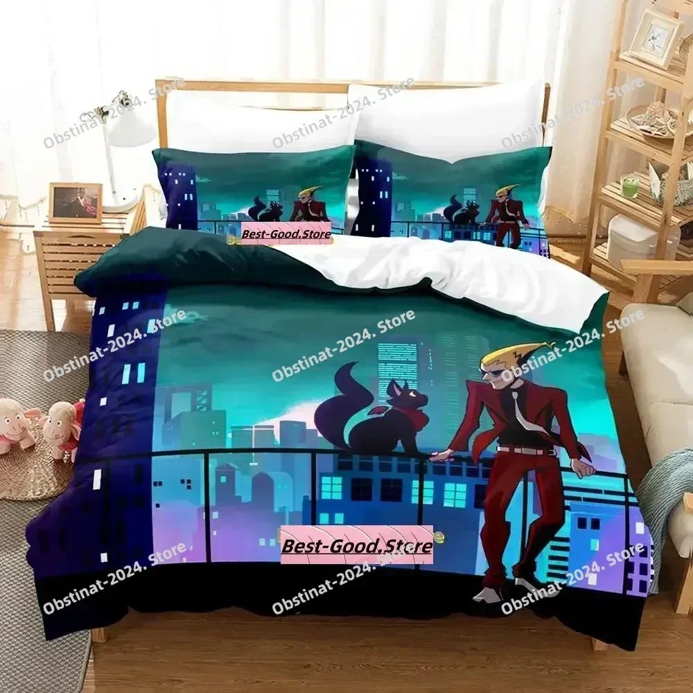 

Game Ghost Trick Bedding Set Printed With Pillowcase Bed Duvet Cover Soft Single Double Queen Super King Size Adult Kid Bedroom