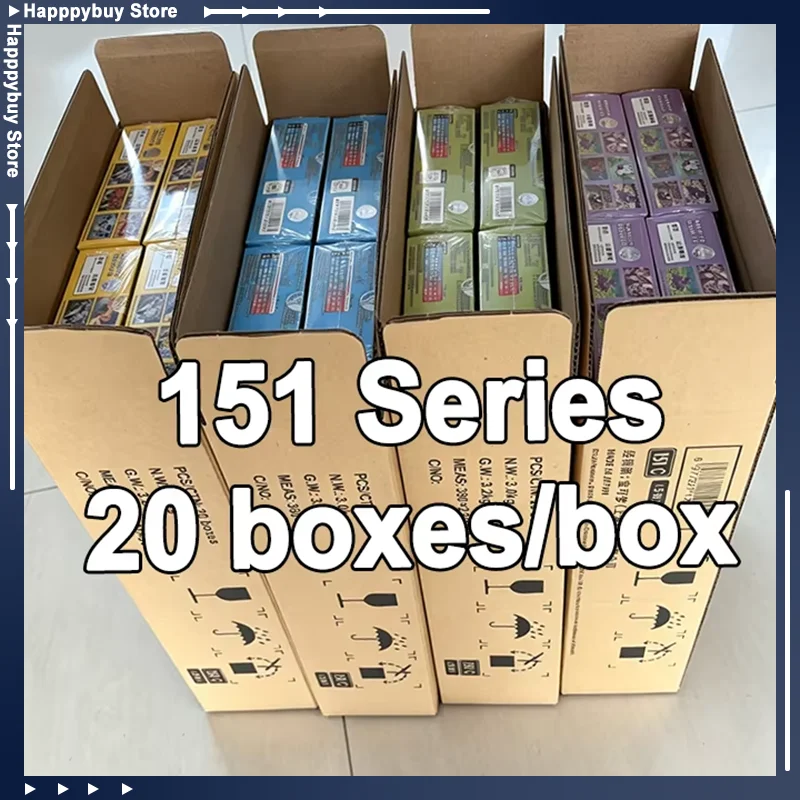 20Box/Set Pkm Ptcg Card Simplified Chinese Zhu Zi Collected 151 Change Series Blind Box Card Ponyta Collectible Cards Toy