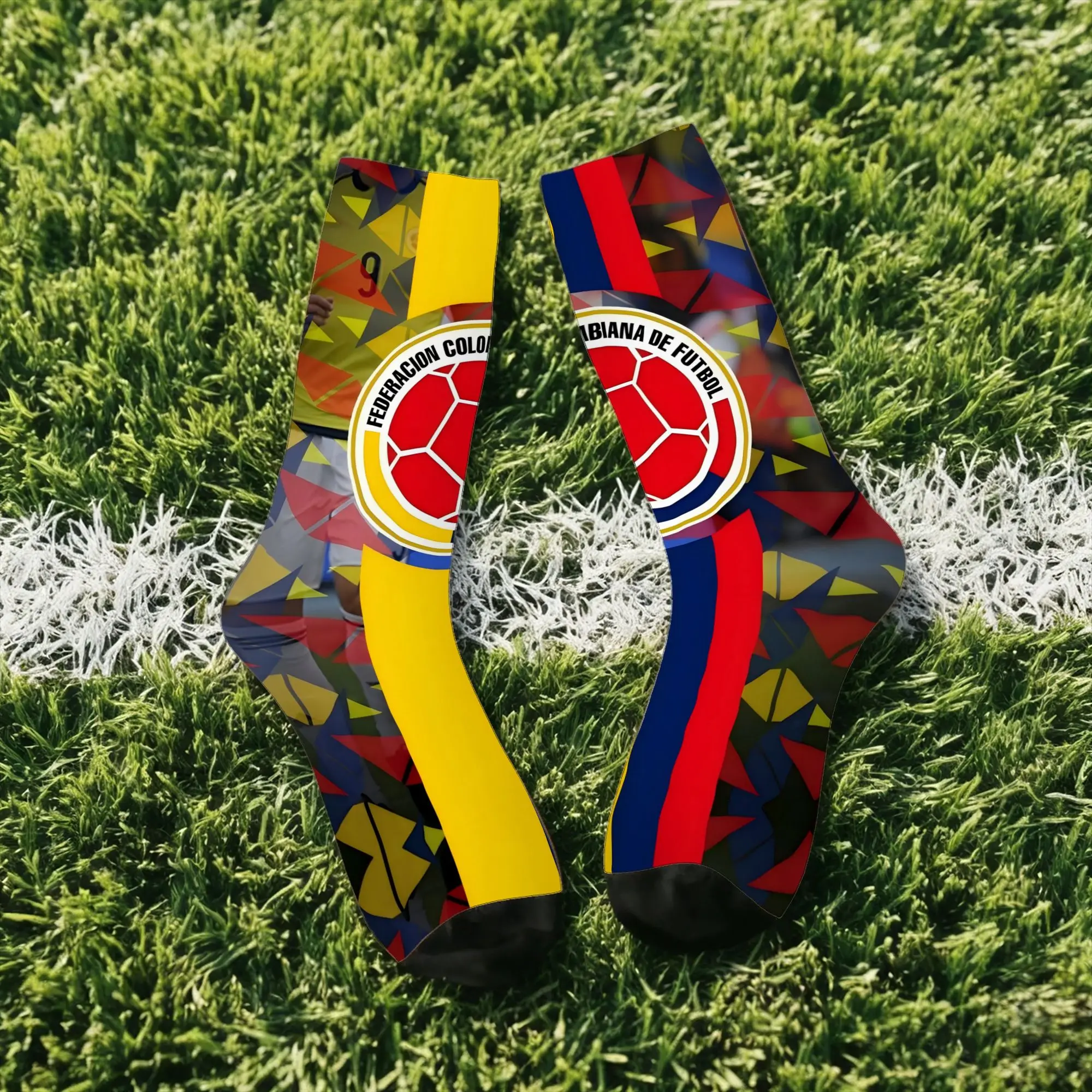 Hip Hop Retro Colombia Crazy Men's compression Socks Unisex  Harajuku Pattern Printed Funny Sock Match Day Essentials