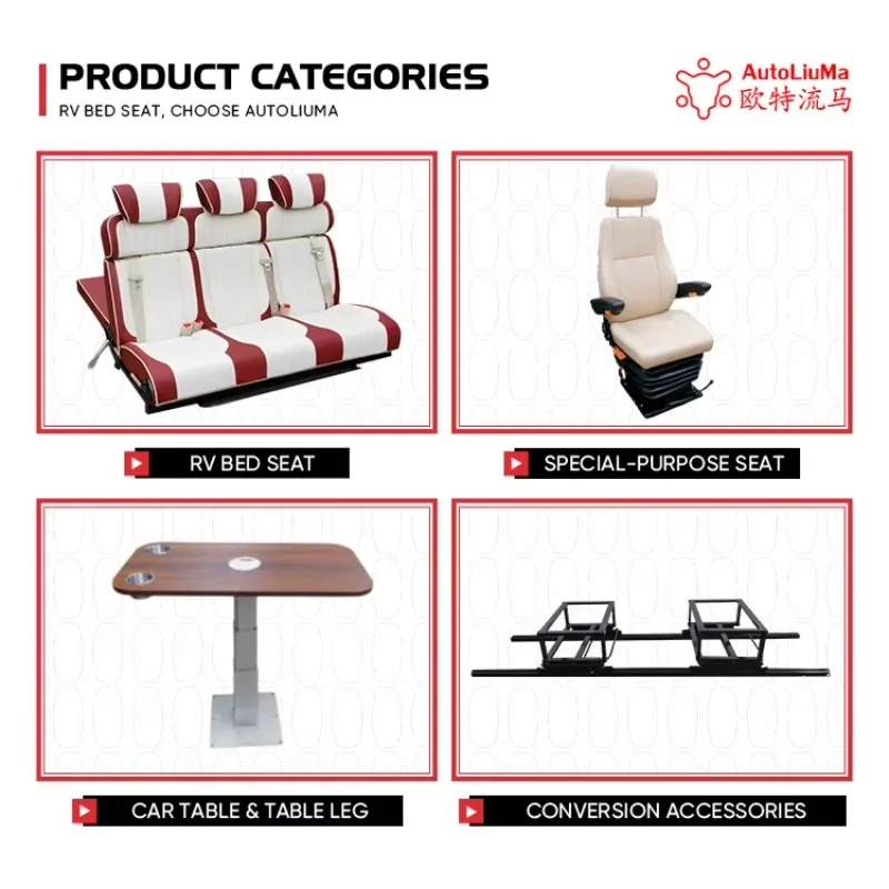 Foldable Car Seat Caravan Motorhome Campervan Bed Seatvan Accessories Multifunction Seats Bedcustom Car Folding Passenger Seat view 6