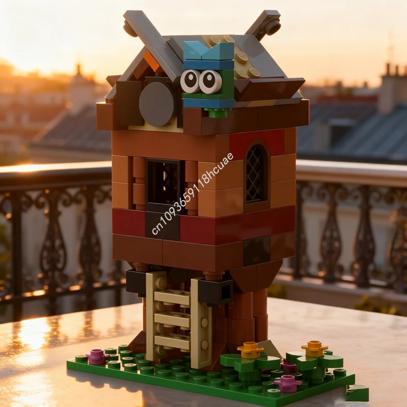 

112 шт. MOC Baba Yaga S Hut классическая модель строительные блоки строительство DIY творческое образование Рождественский подарок кирпичная игрушка на день рождения