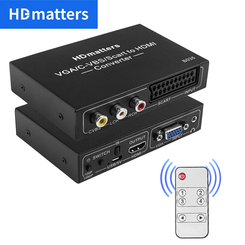Av Scart To Hdmi Co…