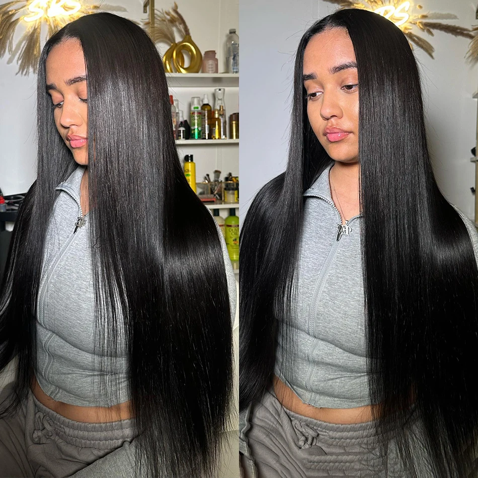 خصلات شعر بشري مستقيم بعظم ميلودي ، شعر برازيلي ، خصلات مموجة ، وصلات شعر ، 36 بوصة ، 38 بوصة ، 40 بوصة ، 30 بوصة